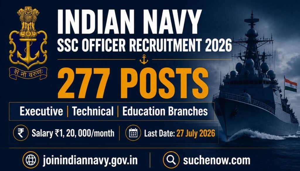 Indian Navy SSC Recruitment 2026