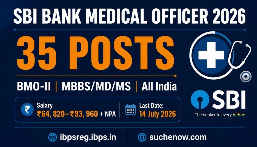 SBI Bank Medical Officer Recruitment 2026