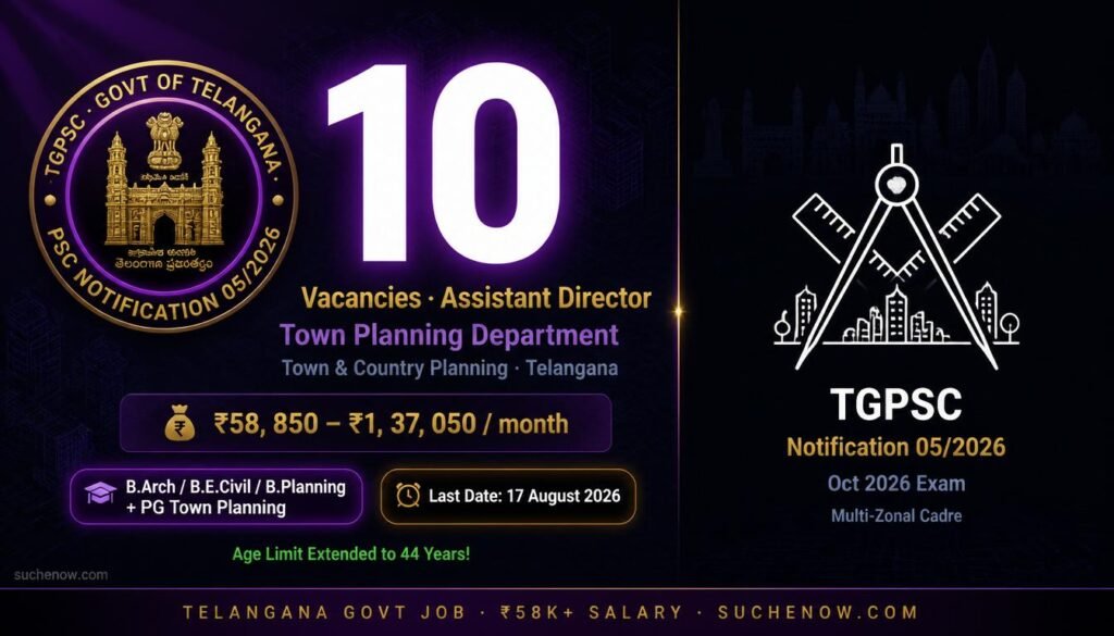 TGPSC Assistant Director Town Planning Recruitment 2026